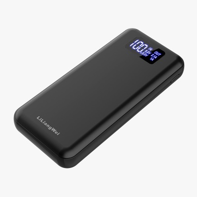 2018新款20000毫安聚合物數顯移動電源充電寶生產廠家禮品定制